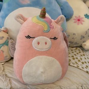 NWT - squishmallows pink unicorn